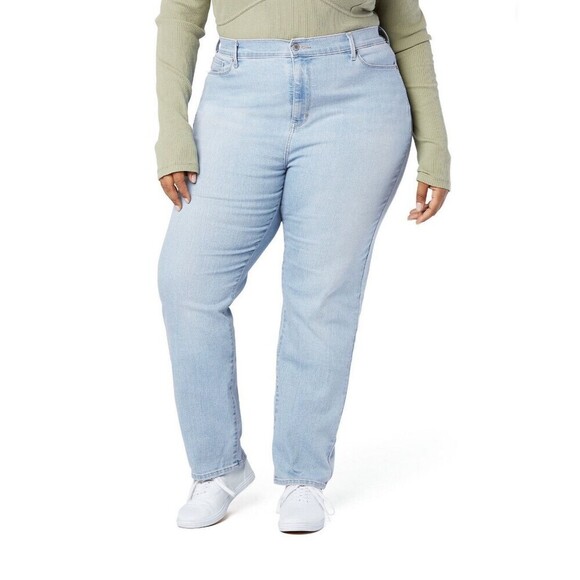 Levi's  Strauss Women's Plus High-Rise Straight Jeans 20L - Picture 1 of 10